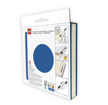 LEGO 53562 Stationery Locking Notebook with Gel Pen in Box Blue