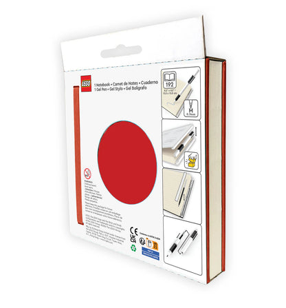 LEGO 53564 Stationery Locking Notebook with Gel Pen in Box Red