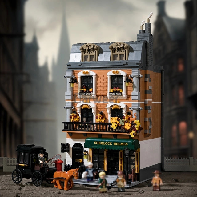 Pantasy 85014 Sherlock Holmes Baker Street 221B Apartment Building Toy Set | 3087 PCS