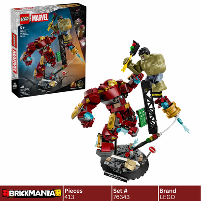 LEGO 76343 Marvel Epic Battle: Hulkbuster vs. The Hulk | 413 PCS