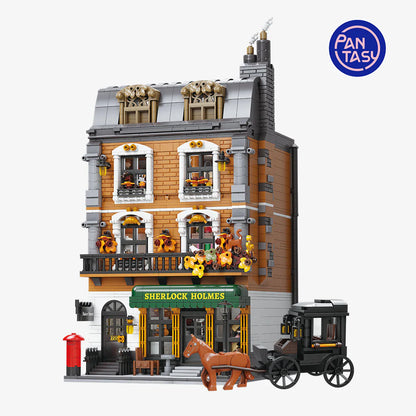 Pantasy 85014 Sherlock Holmes Baker Street 221B Apartment Building Toy Set | 3087 PCS