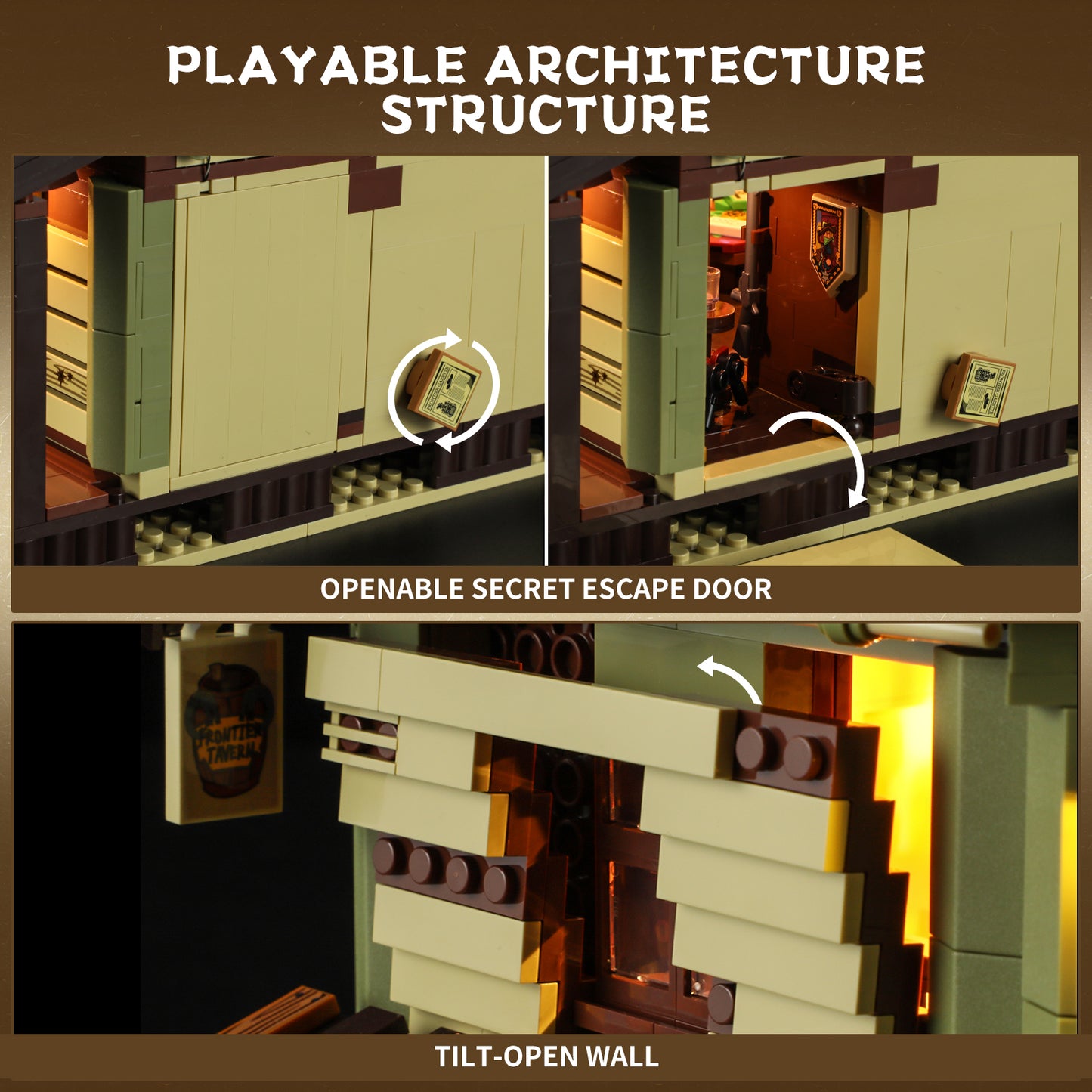 Lumibricks F9021 V2.0 Western Saloon Building Toy Set | 2026 PCS