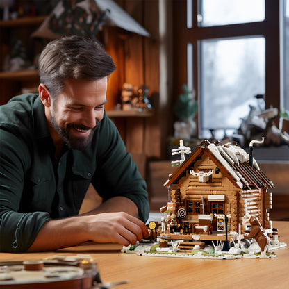 Lumibricks F9018 Hunting Cabin Building Toy Set | 2036 PCS