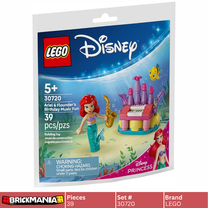 LEGO 30720 Disney Ariel & Flounder's Birthday Music Fun | 39 PCS
