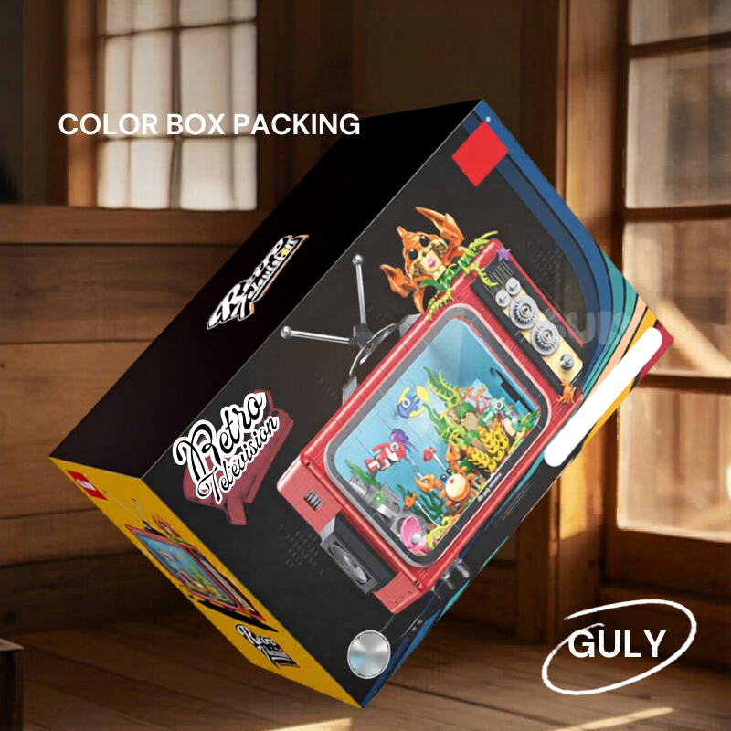 GULY 60518 Retro TV Building Set | 1718 PCS