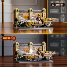 Lumibricks F9067 Steampunk Motorcycle Pursuit Building Toy Set | 424 PCS