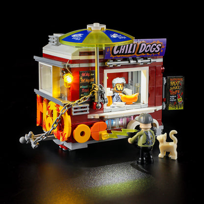 Lumibricks F9046 Chili Dog Trailer Building Toy Set | 515 PCS