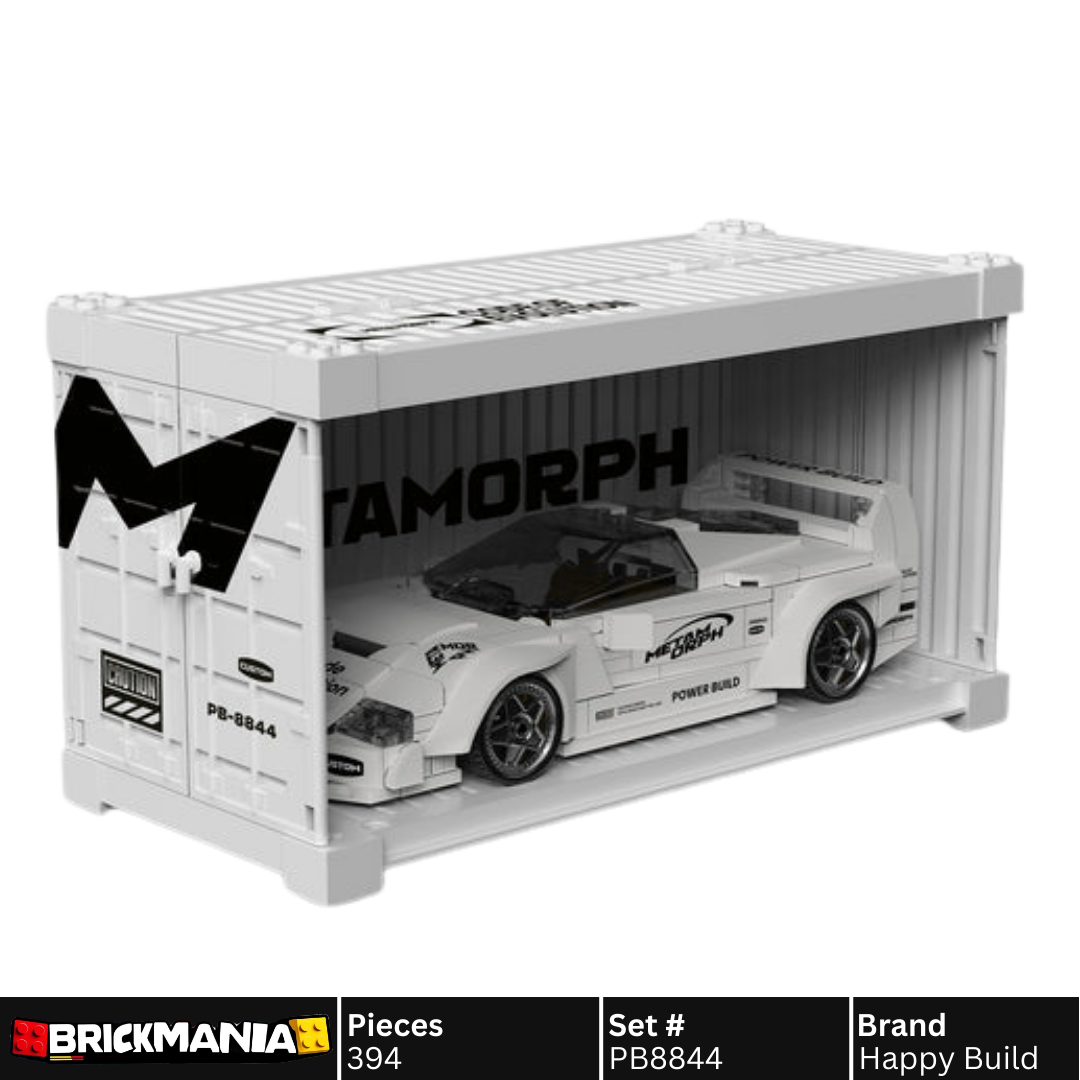 Happy Build PB8844 Ferrari F40 Building Toy Set | 394 PCS | Buildable Car with Display Container