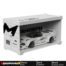 Happy Build PB8844 Ferrari F40 Building Toy Set | 394 PCS | Buildable Car with Display Container