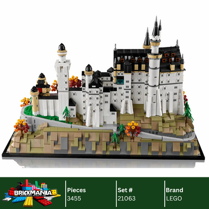 LEGO 21063 Architecture Neuschwanstein Castle | 3455 PCS