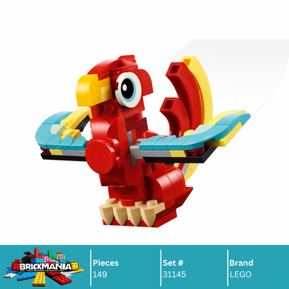 LEGO 31145 Creator 3in1 Red Dragon | 149 PCS
