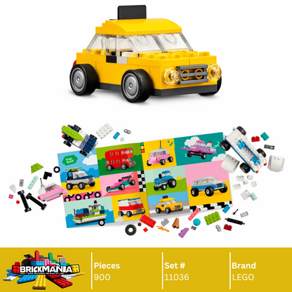 LEGO 11036 Classic Creative Vehicles | 900 PCS
