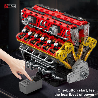 Reobrix 33017 V12 Engine Building Toy Set | 4719 PCS