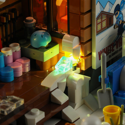 Lumibricks F9041 SKI LODGE Building Toy Set | 2187 PCS