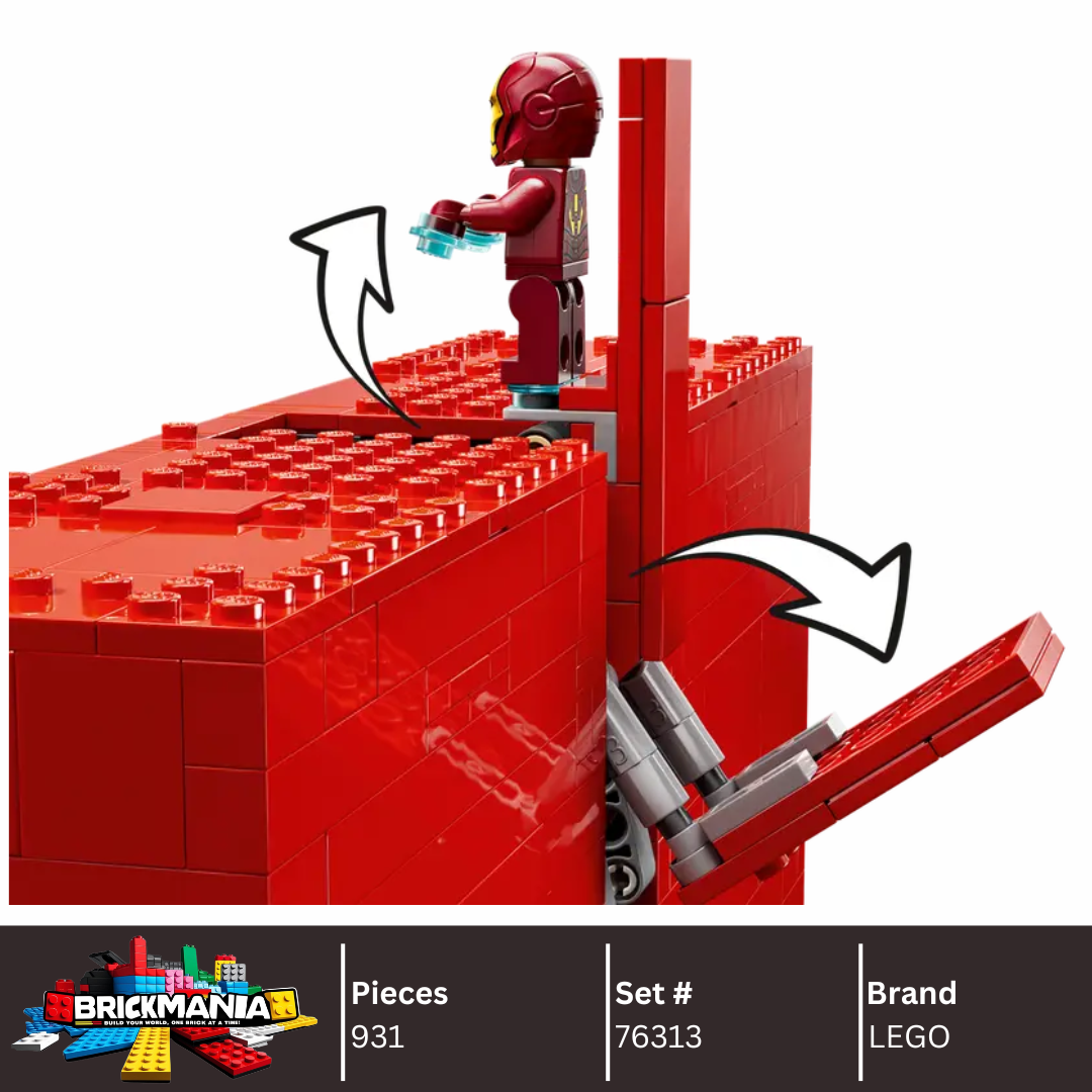 LEGO 76313 MARVEL Logo & Minifigures | 931 PCS