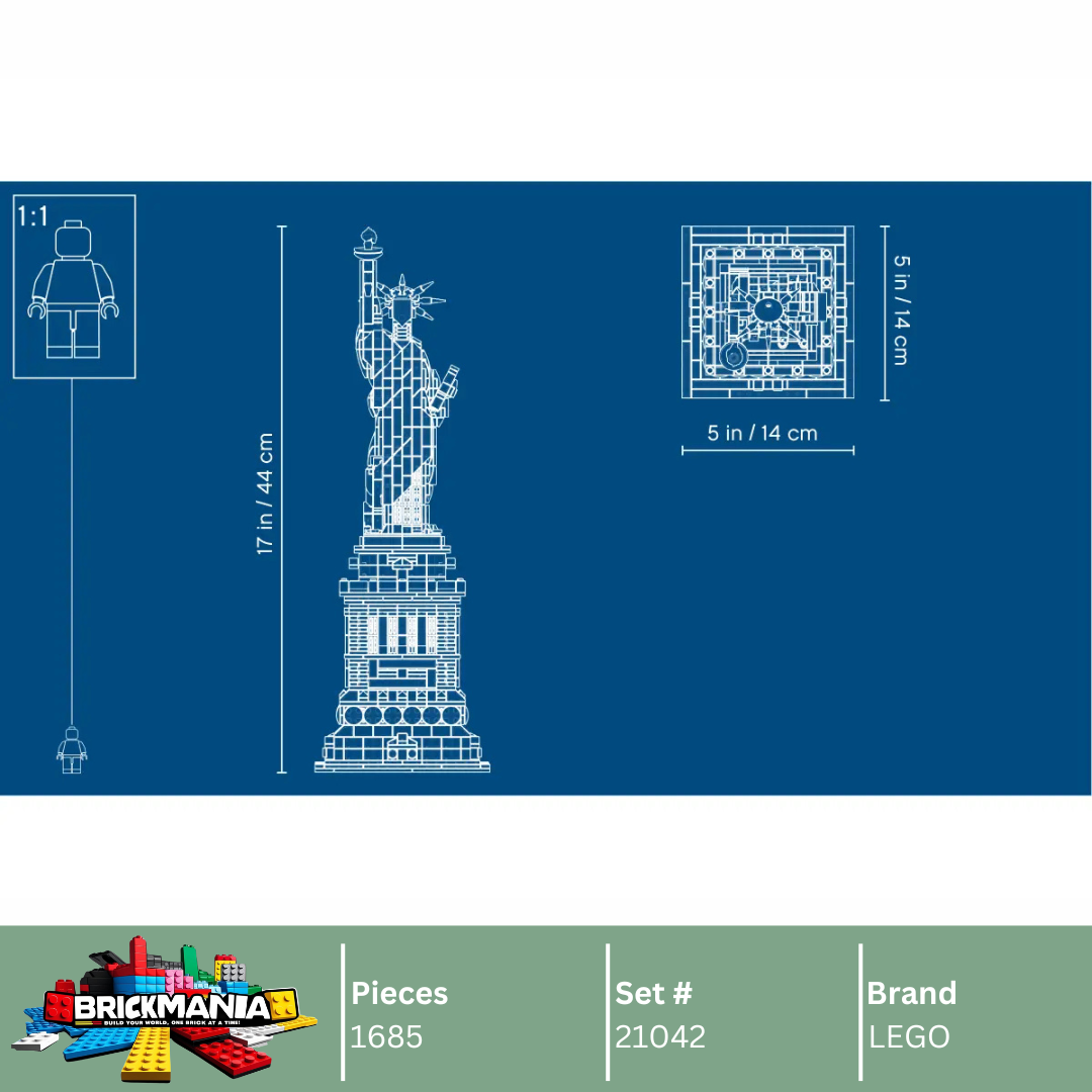 LEGO 21042 Architecture Statue of Liberty | 1685 PCS