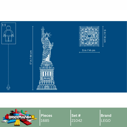 LEGO 21042 Architecture Statue of Liberty | 1685 PCS