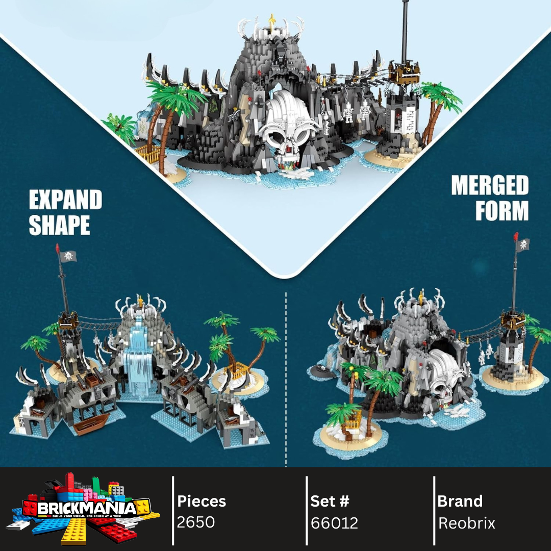 Reobrix 66012 The Pirate Bay Building Toy Set | 2650 PCS – Brickmania Reobrix 66012 The Pirate Bay Building Toy Set | 2650 PCS – Brickmania