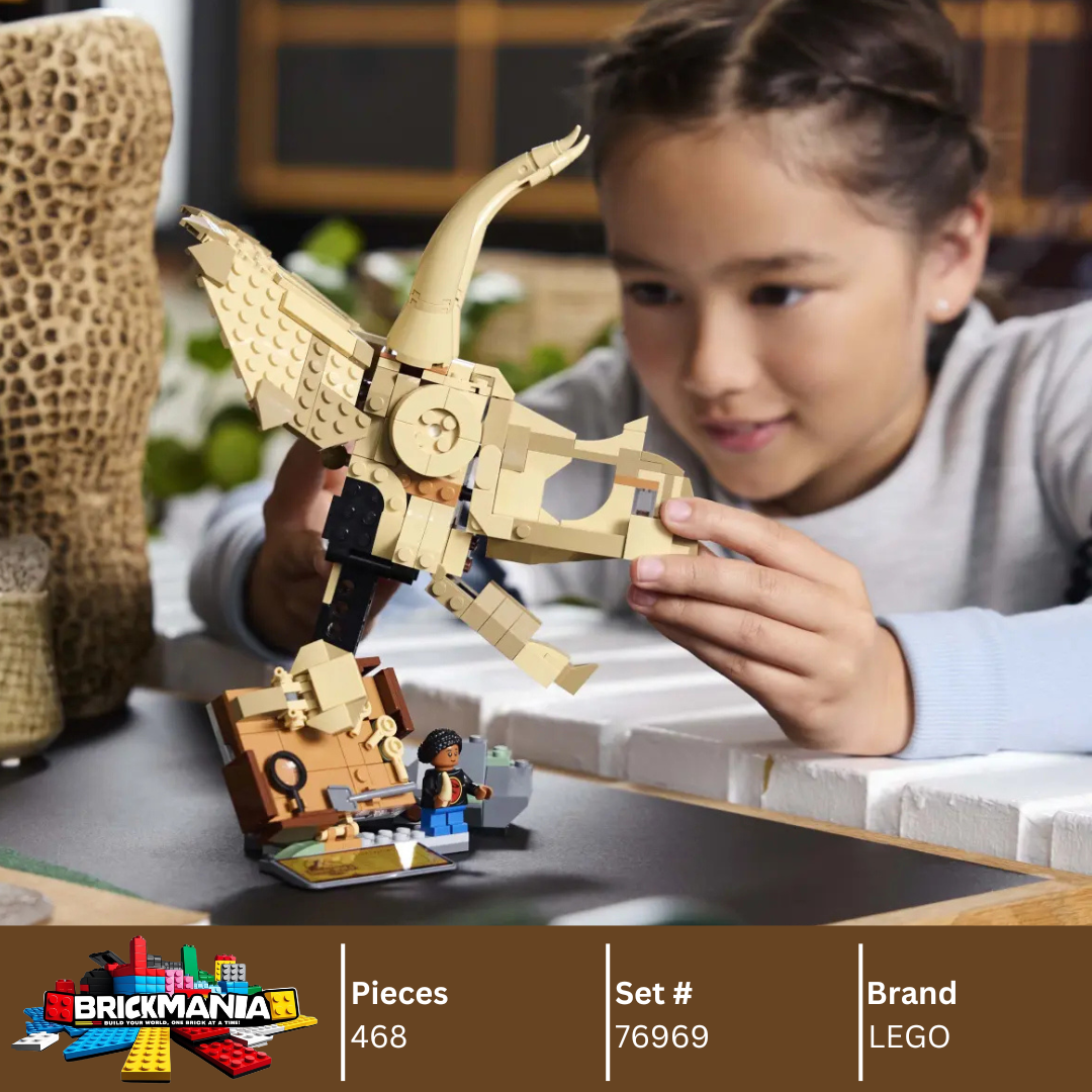 LEGO 76969 Dinosaur Fossils: Triceratops Skull | 468 PCS