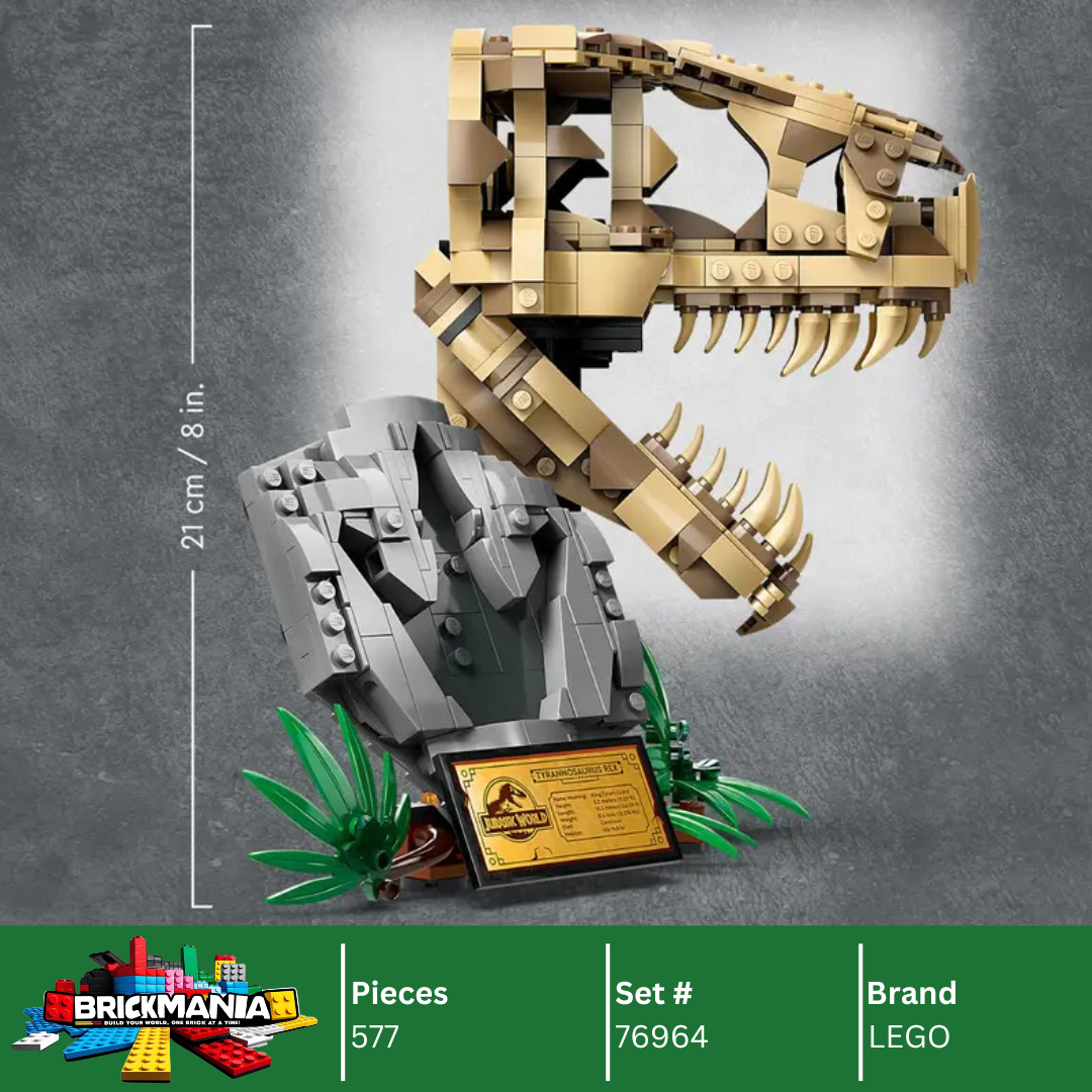 LEGO 76964 Dinosaur Fossils: T. rex Skull | 577 PCS
