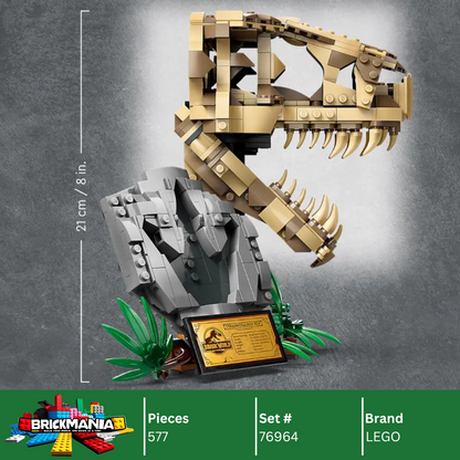 LEGO 76964 Dinosaur Fossils: T. rex Skull | 577 PCS