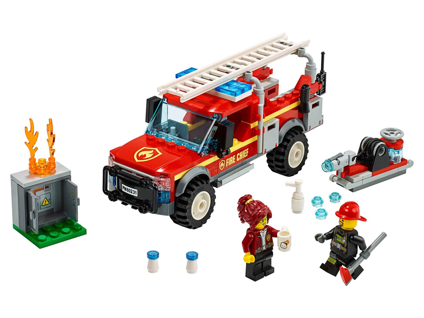 LEGO 60231 City Fire Chief Response Truck | 200 PCS | Retired | Damaged Box