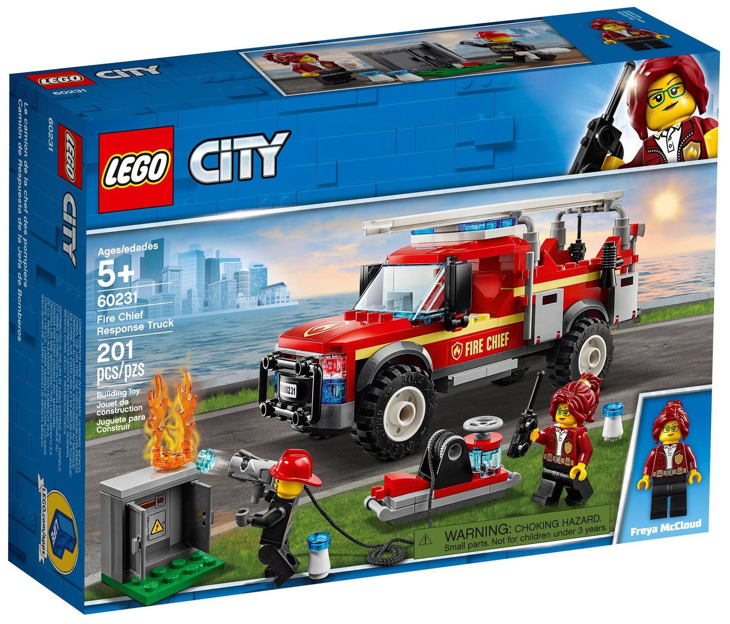 LEGO 60231 City Fire Chief Response Truck | 200 PCS | Retired | Damaged Box