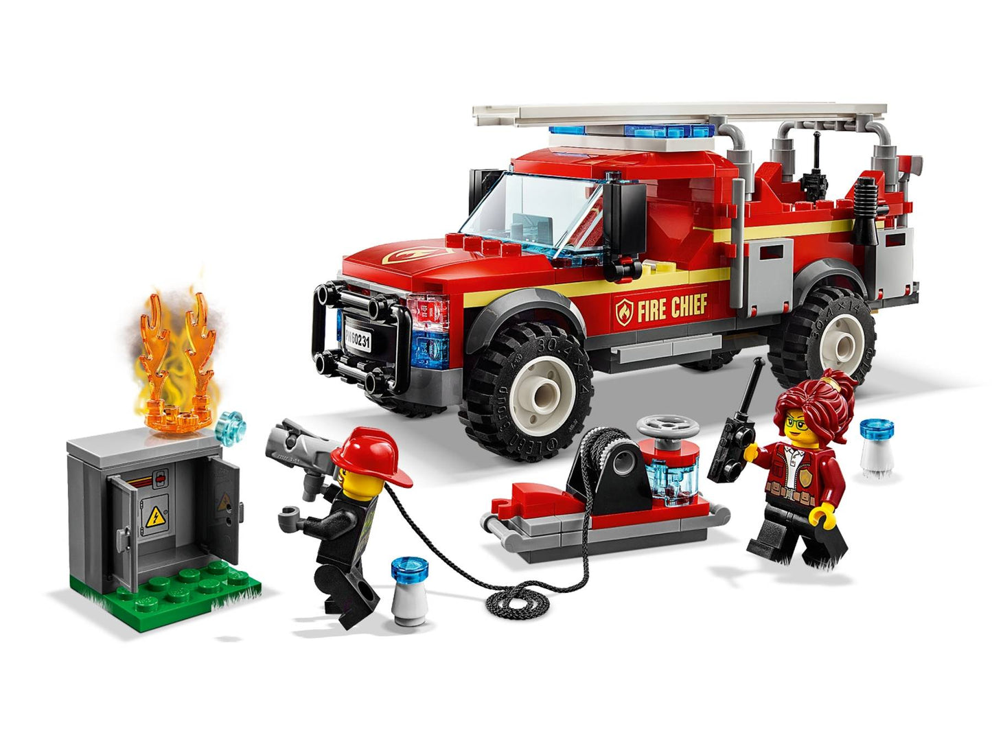 LEGO 60231 City Fire Chief Response Truck | 200 PCS | Retired | Damaged Box