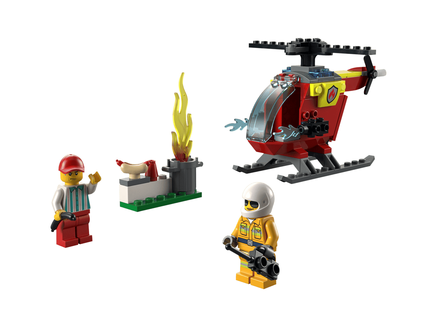 LEGO 60318 City Fire Helicopter | 53 PCS | Retired
