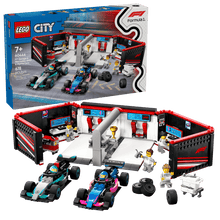 LEGO 60444 City F1® Garage & Mercedes-AMG & Alpine Cars | 678 PCS