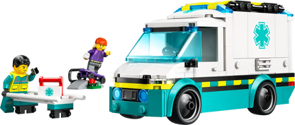 LEGO 60451 City Emergency Ambulance | 184 PCS