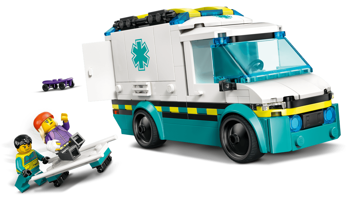 LEGO 60451 City Emergency Ambulance | 184 PCS
