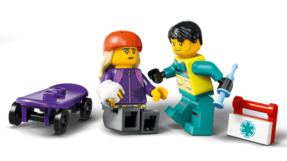 LEGO 60451 City Emergency Ambulance | 184 PCS