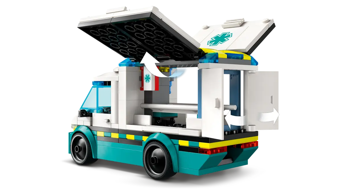 LEGO 60451 City Emergency Ambulance | 184 PCS