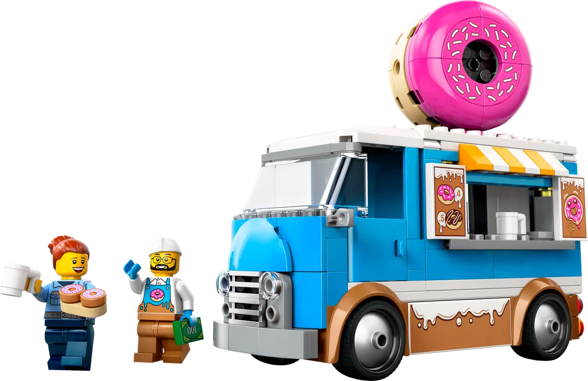 LEGO 60452 City Donut Truck | 196 PCS