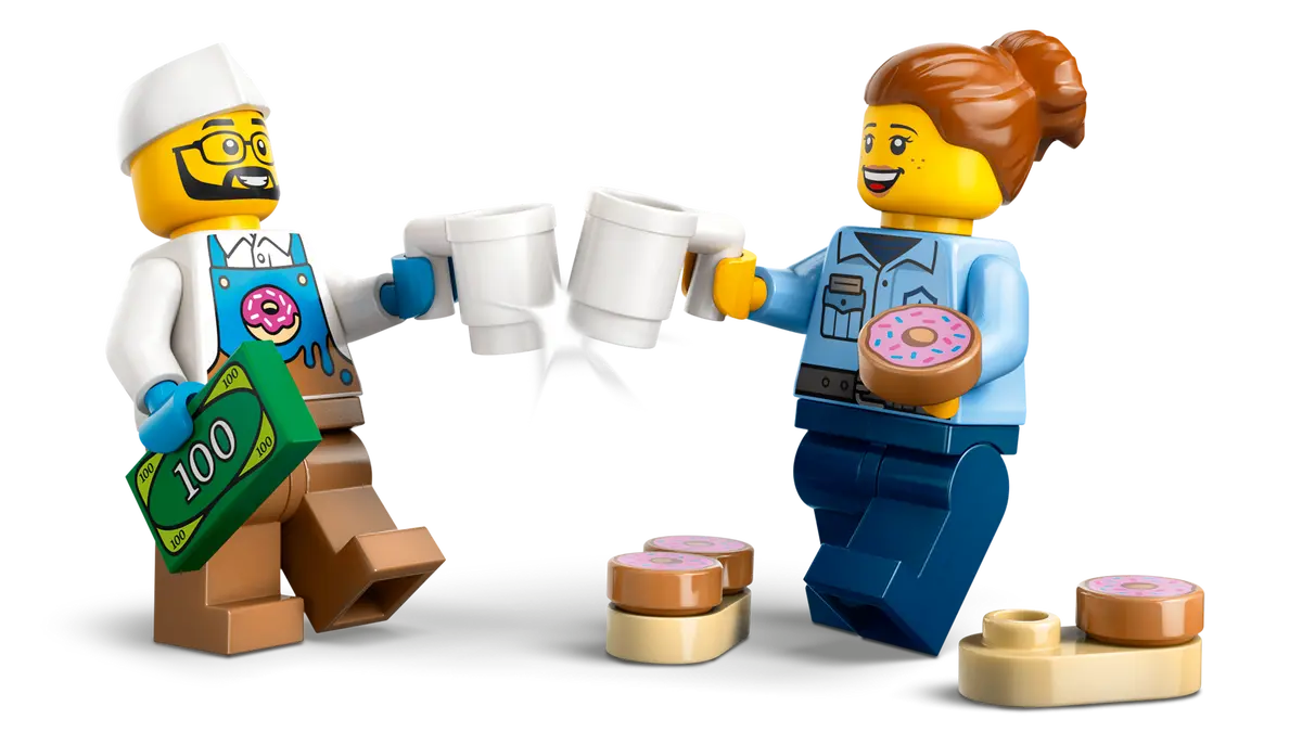 LEGO 60452 City Donut Truck | 196 PCS