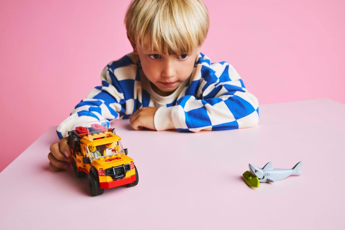 LEGO 60453 City Lifeguard Beach Rescue Truck | 214 PCS