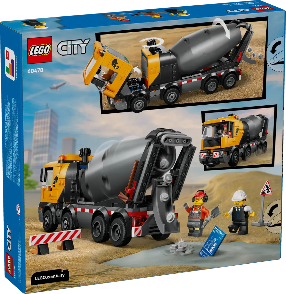 LEGO 60478 City Cement Mixer | 371 PCS