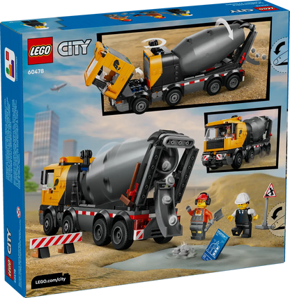 LEGO 60478 City Cement Mixer | 371 PCS