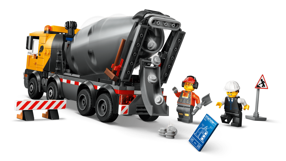 LEGO 60478 City Cement Mixer | 371 PCS