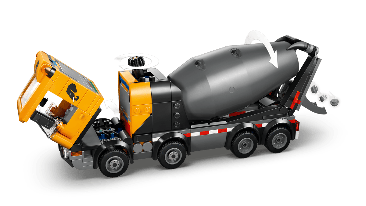LEGO 60478 City Cement Mixer | 371 PCS