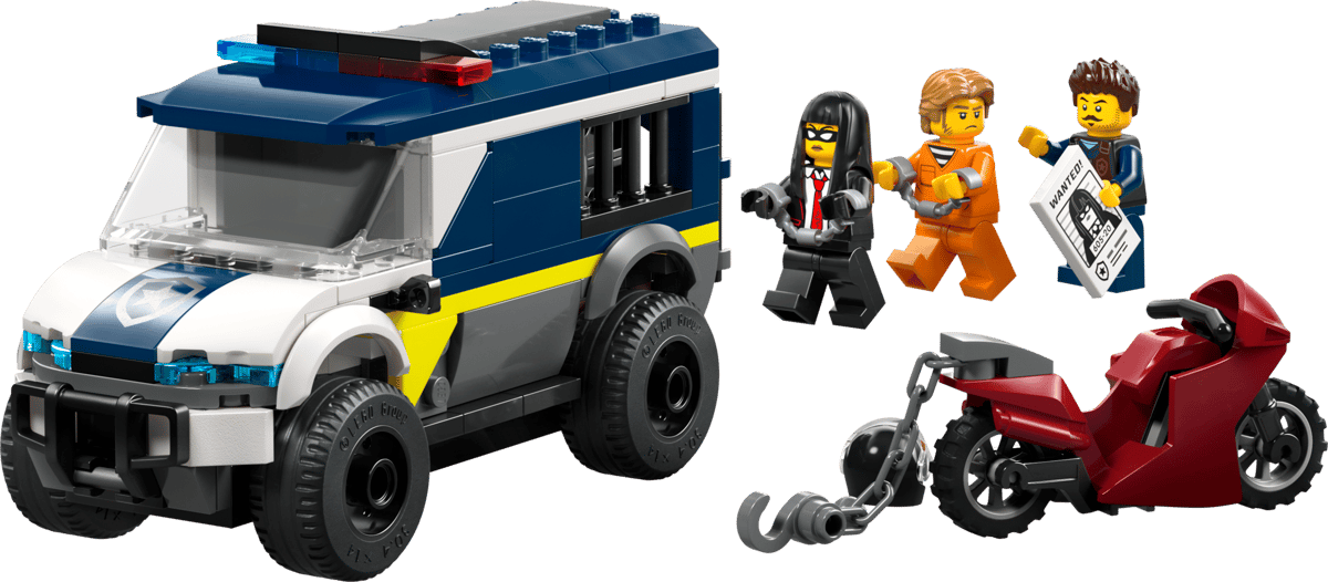 LEGO 60479 City Police Prisoner Transport Van | 198 PCS