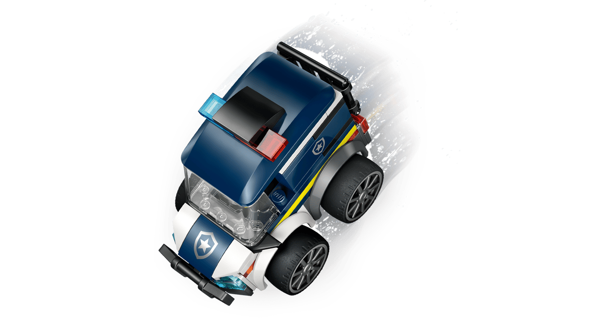 LEGO 60481 City Rides – Police Truck | 71 PCS