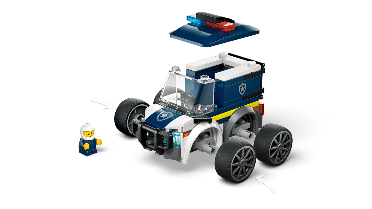 LEGO 60481 City Rides – Police Truck | 71 PCS