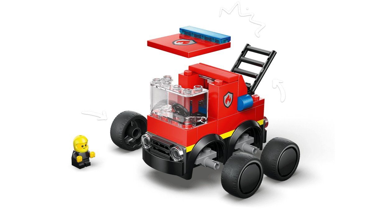 LEGO 60482 City Rides – Fire Truck | 67 PCS