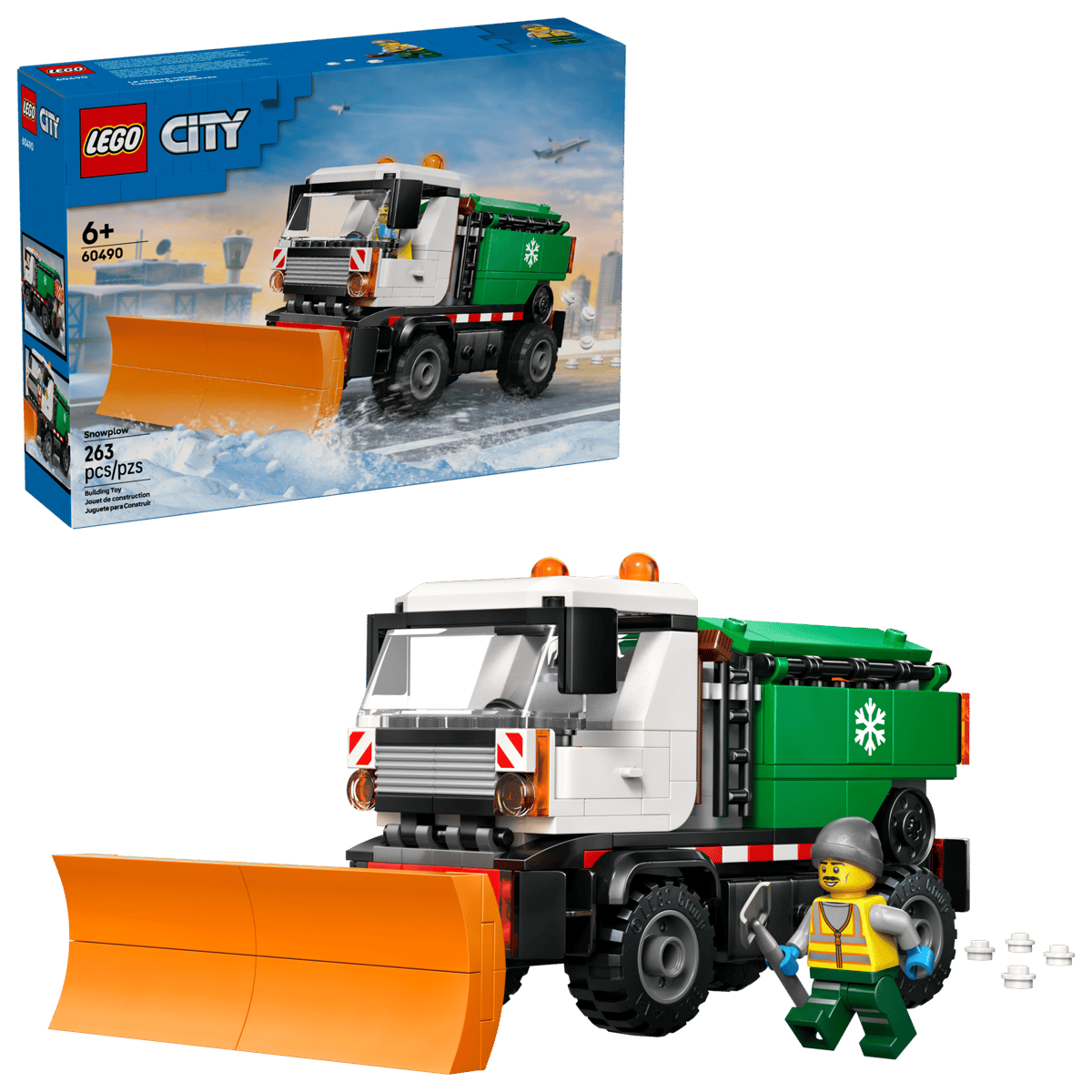 LEGO 60490 City Snowplow | 263 PCS