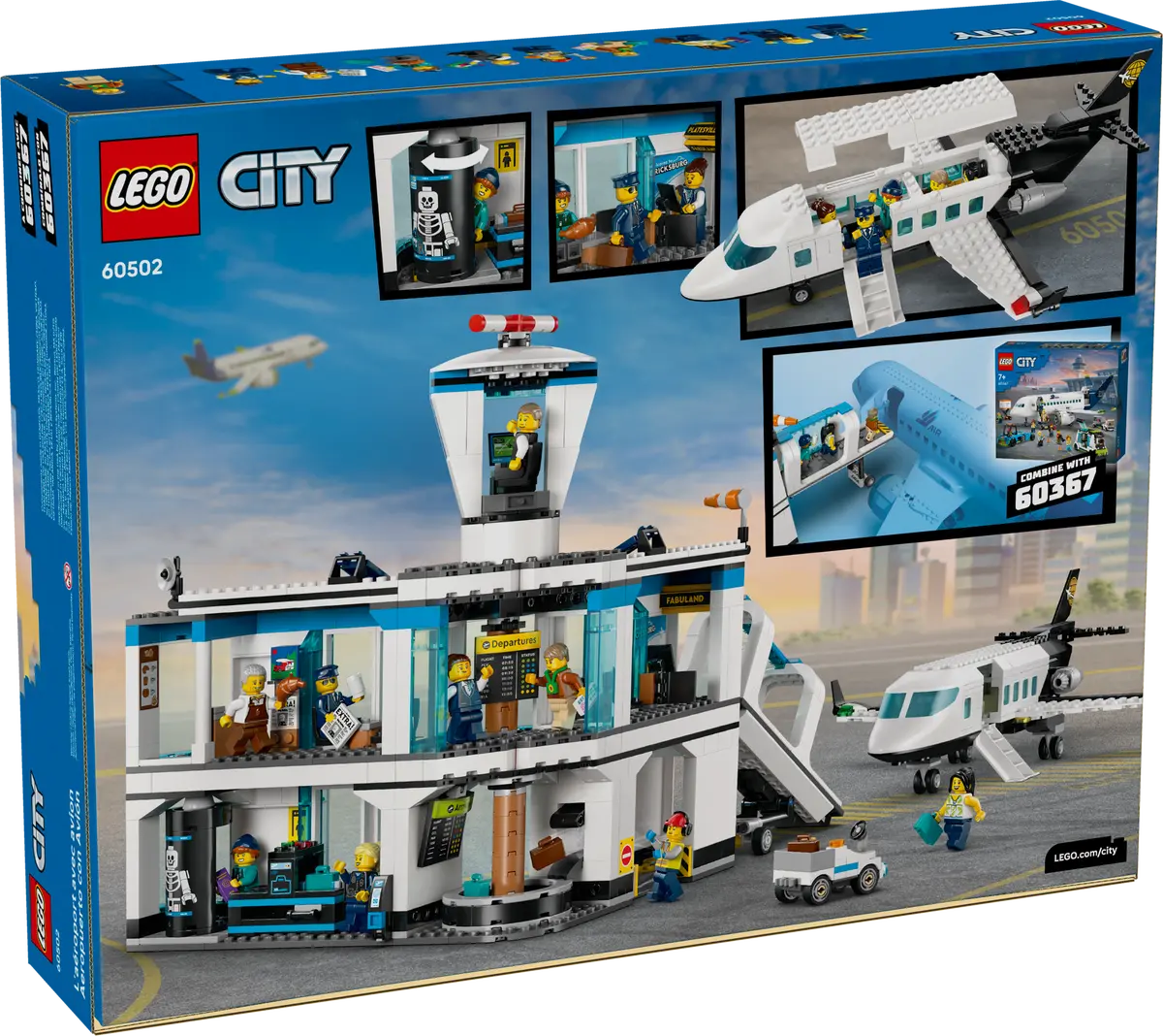 LEGO 60502 City Airport with Airplane | 887 PCS