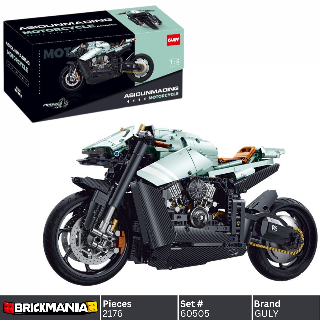GULY 60505 Aston Martin Motorcycle Building Set | 2176 PCS