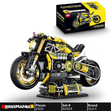 GULY 60519 Cyberpunk Motorcycle Building Set | 2500 PCS