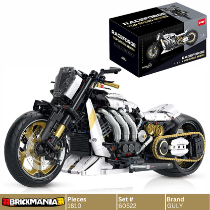 GULY 60522 Raceforge Motorcycle Building Set | 1810 PCS